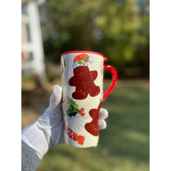 Lenox Home For the Holidays Gingerbread Heat Changing Travel Mug Christmas 20 Oz - Picture 6 of 13